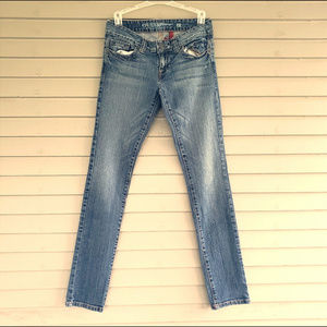 Guess Skinny Jeans Daredevil Skinny Leg Sz 27 Blue